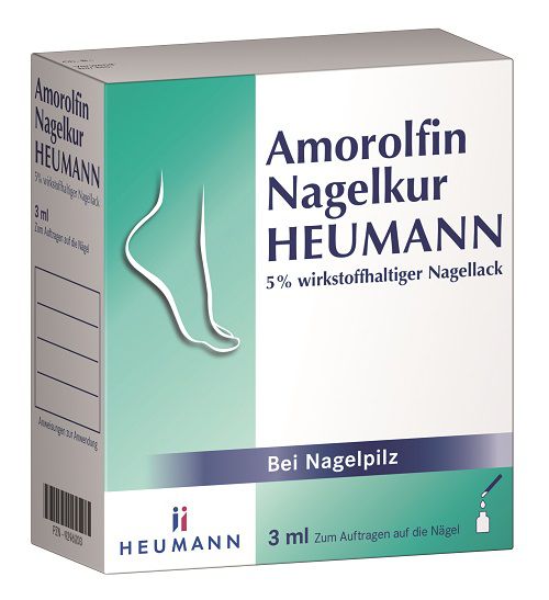 AMOROLFIN Nagelkur Heumann 5% wst.halt.Nagellack (Bitte beachten Sie, dass der Artikel einen Verfall von 05/2024 hat)