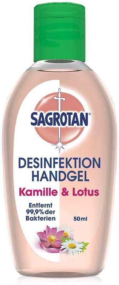 SAGROTAN Desinfektion Handgel Kamille & Lotus